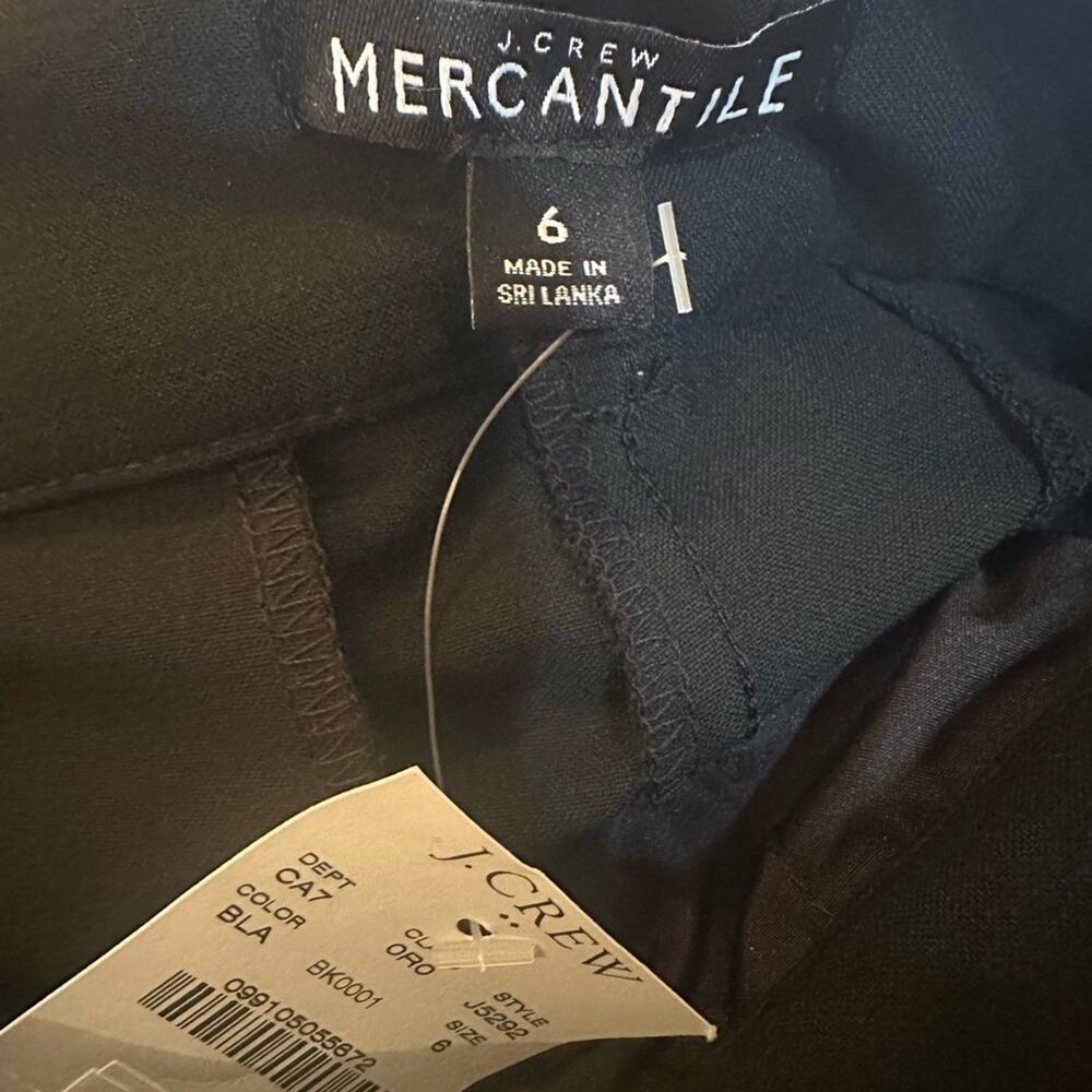 NEW J. Crew Mercantile Black Pants sz 6 Women's Skinny Pants - Picture 10 of 10
